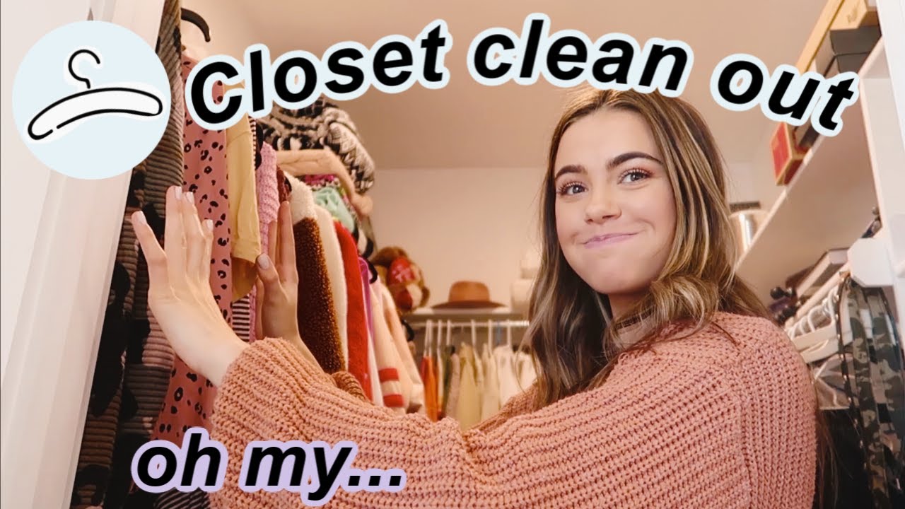 HUGE closet declutter & clean!! | Alyssa Mikesell