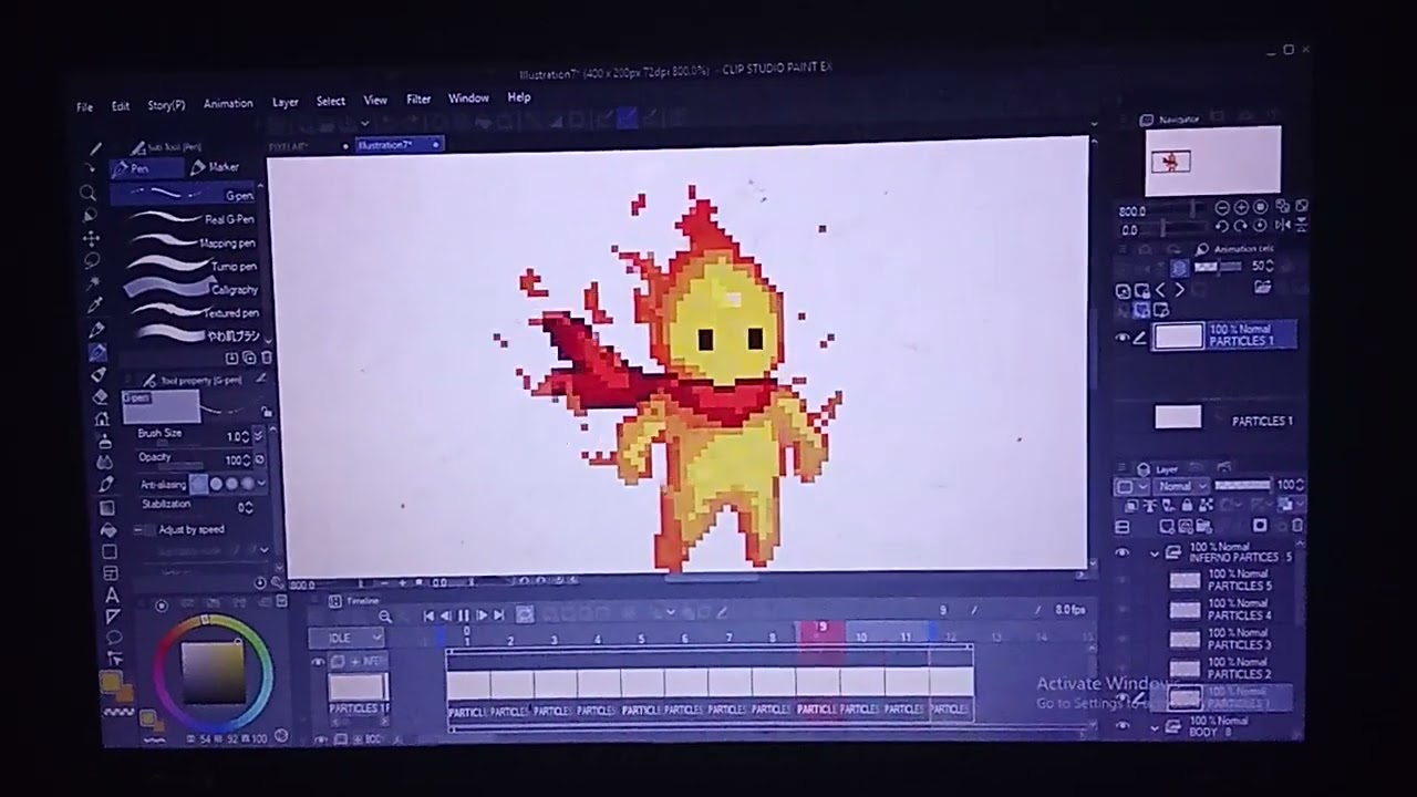 2d Idle Game art Sprite Animation