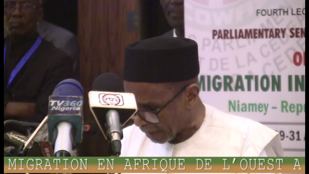 Allocution de l'honorable Ali Nouhoum Diallo ancien et premier président du parlement de la Cedeao