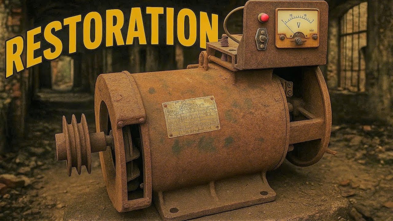 Restoring a 1965 Generator Engine &ndash; Forgotten for 60 Years