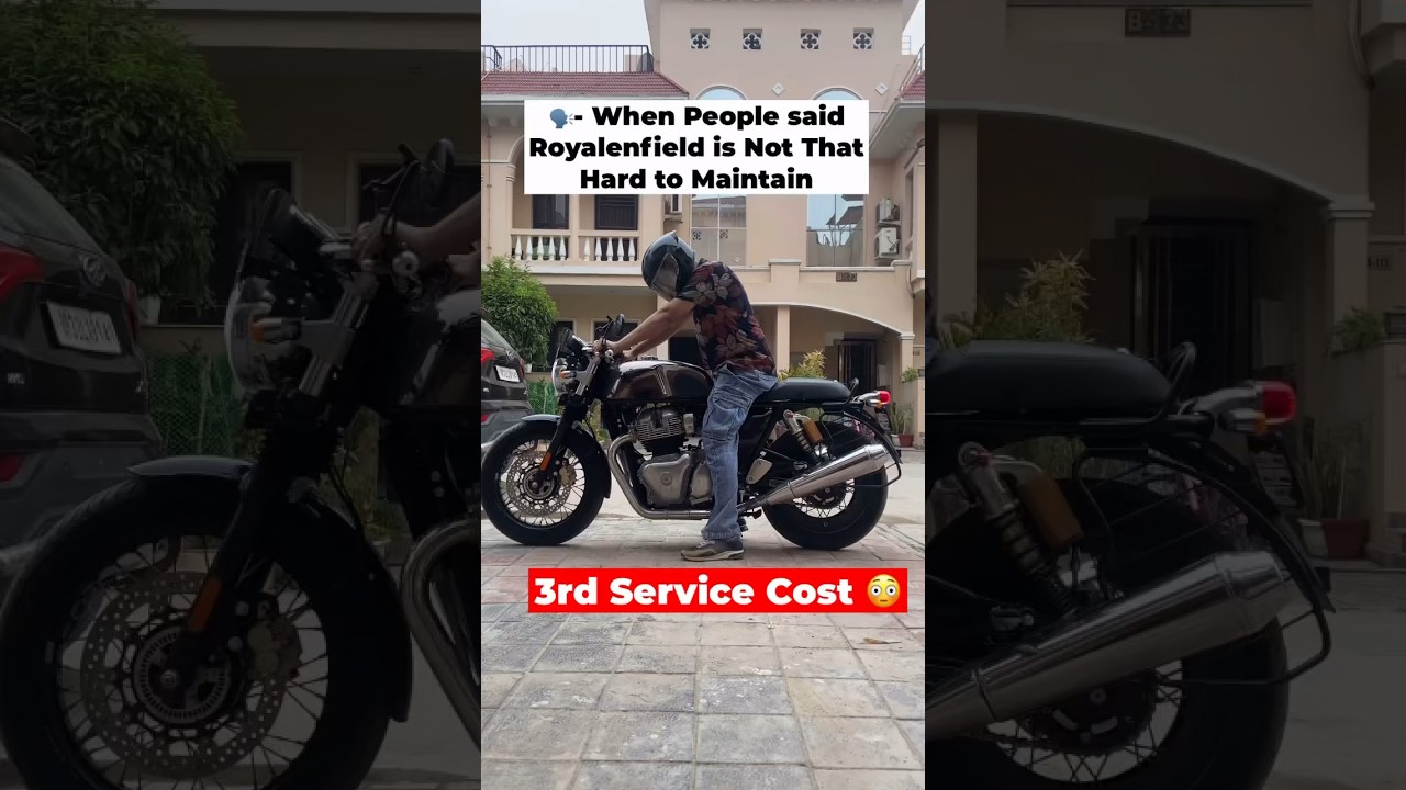 continental gt 650 service cost | maintainance cost 😌 #continental650 #youtuber #ytshorts #viral