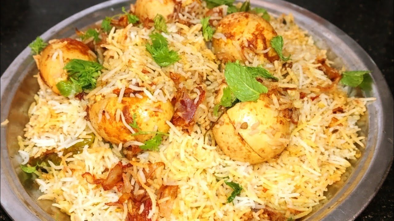 Egg Biryani Recipe | Hyderabadi Egg Biryani Recipe | Ande Ki Dum Biryani