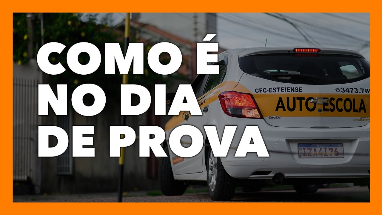 COMO É O DIA DE PROVA NA AUTOESCOLA