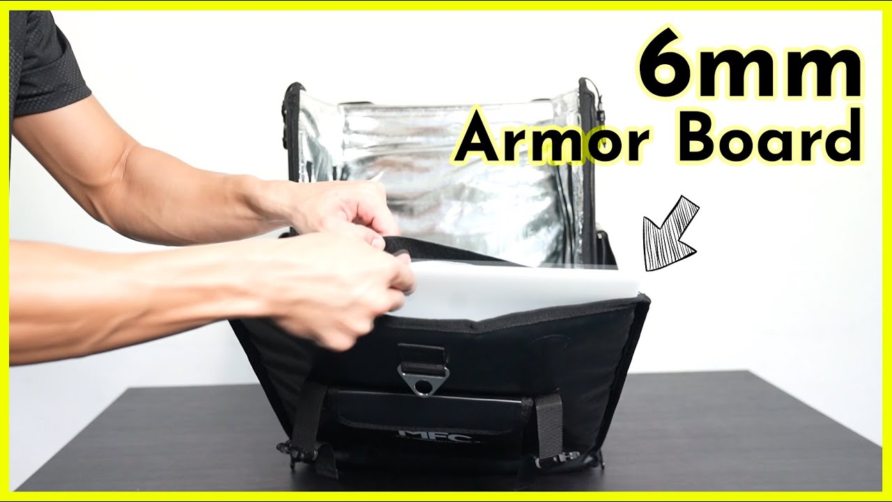 Step By Step On Installing The Magnetic Thermal Backpack 42L With 6mm Thick Armor Board
