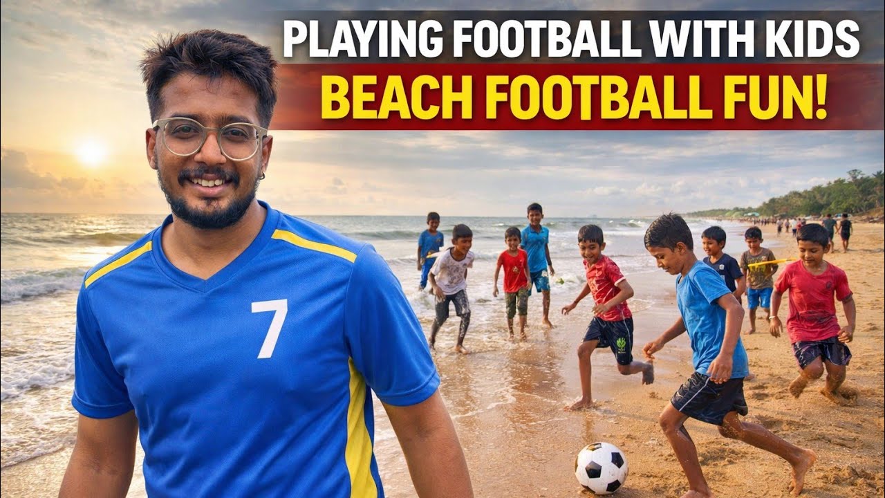 Playing beach football for first time in kerala ⚽🔥