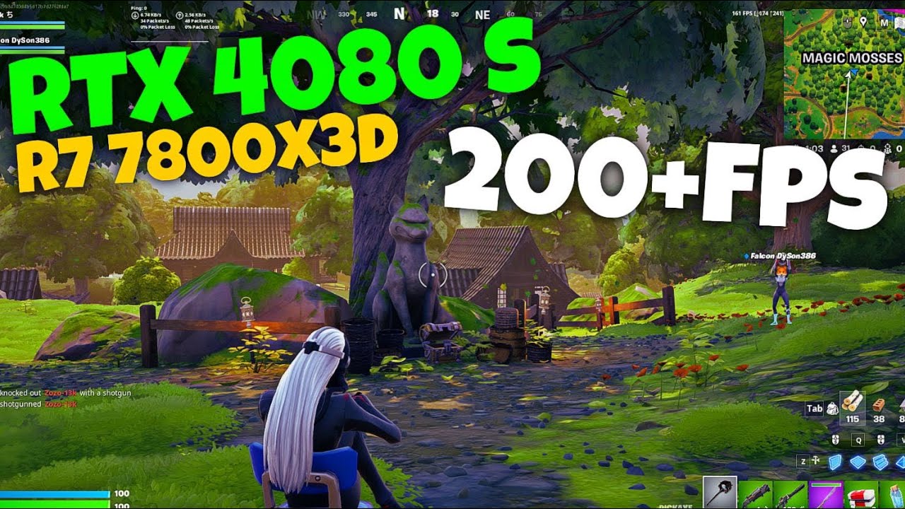 Fortnite Chapter 6 | RTX 4080 Super + Ryzen 7 7800X3D (1440p, DirectX 11 Max Settings)