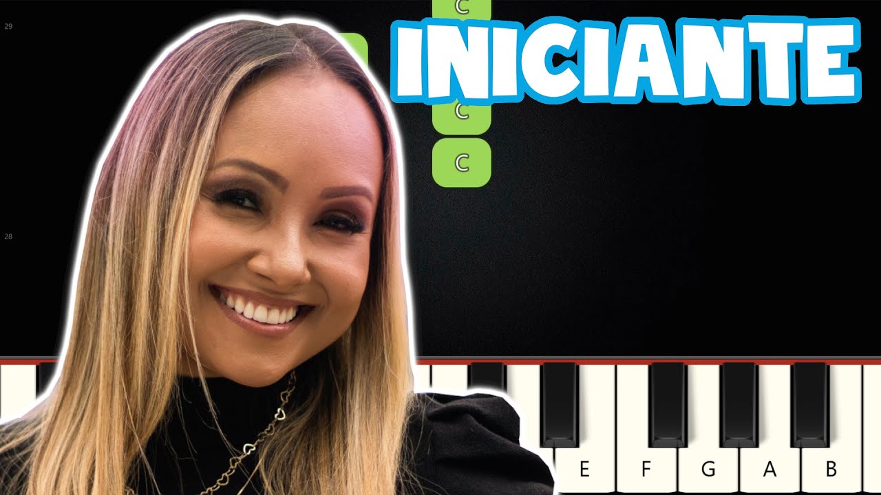 Advogado Fiel - Bruna Karla | Piano e Teclado Iniciante | Nível Fácil