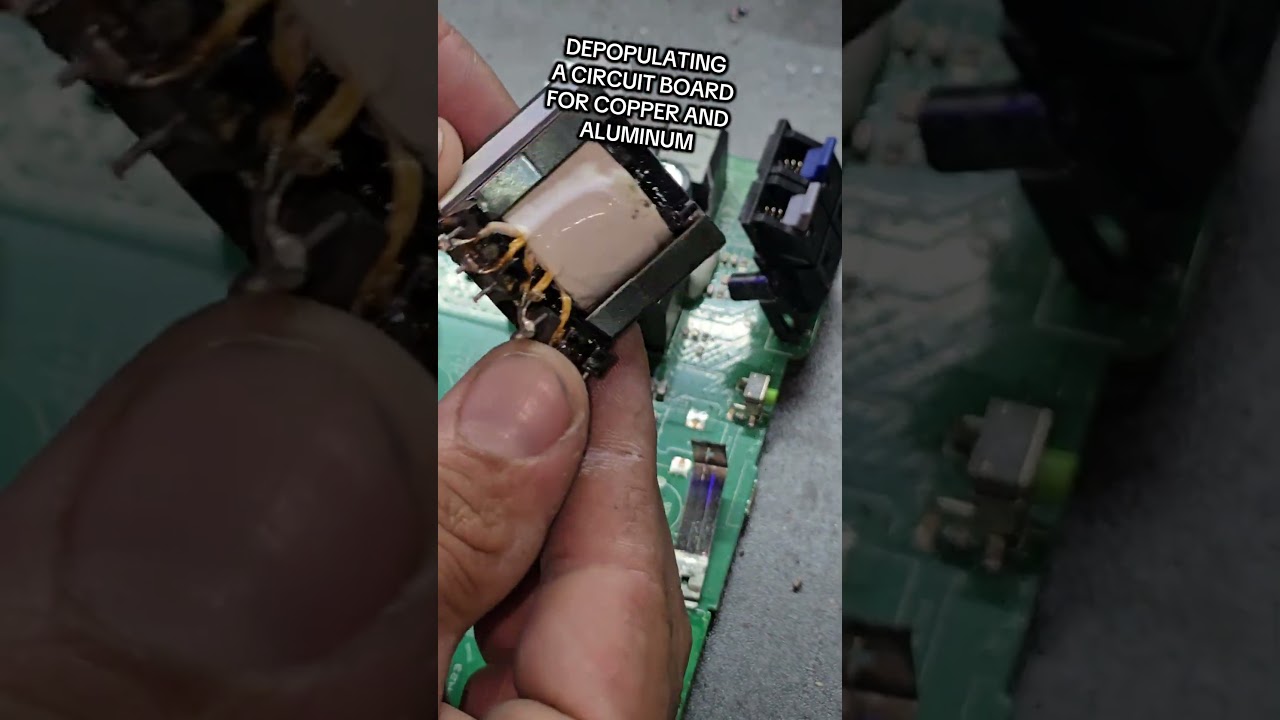 Depopulating a circuit board for 