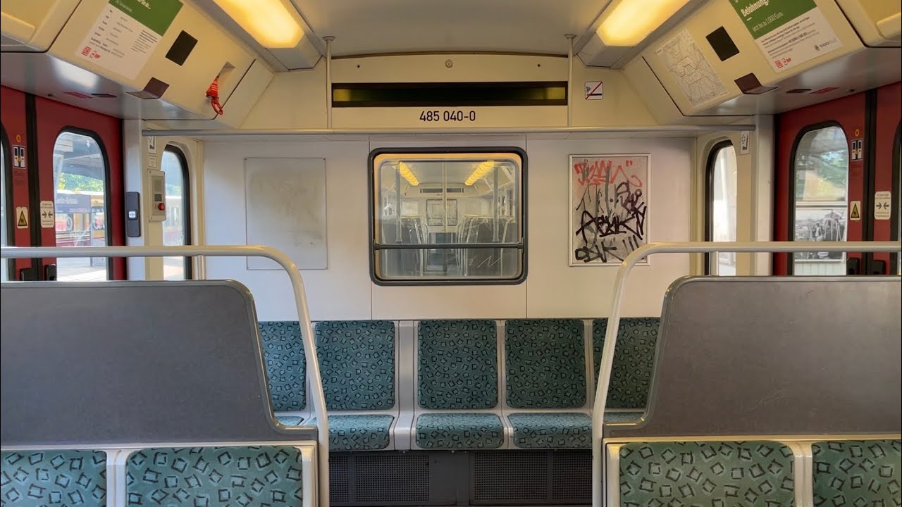 Mitfahrt von Grünau bis Schöneweide in der BR485 auf der S85 | S-Bahn Berlin