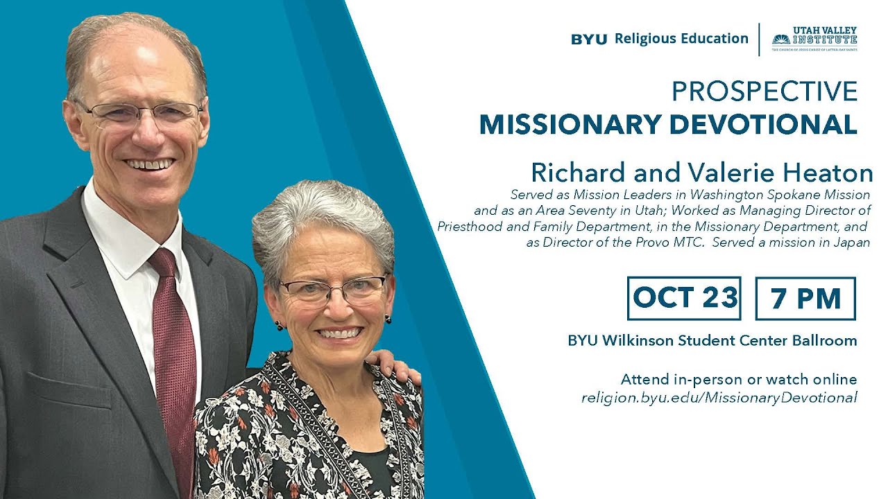 Prospective Missionary Devotional October 23, 2025 with Richard and Valerie Heaton