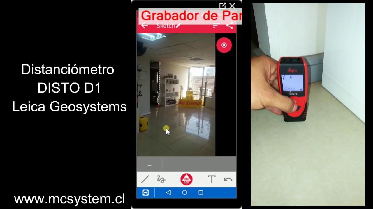 Tutorial DISTO D1 Leica Geosystems con App Disto Sketch