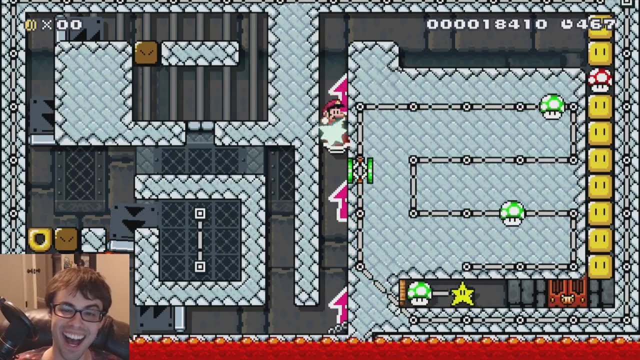 Mario Maker - Great One-Screen Puzzles by Seanhip #2 (And World Records!)