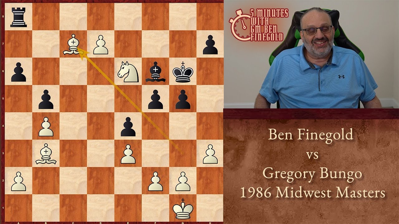 Five Minutes with Ben: Ben Finegold vs Gregory Bungo, 1986 Midwest Masters