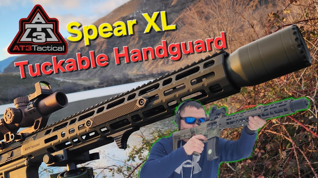 AT3 Tactical Spear XL handguards @at3tacical ##tuckablehandguard #suppressor ##viralvideo