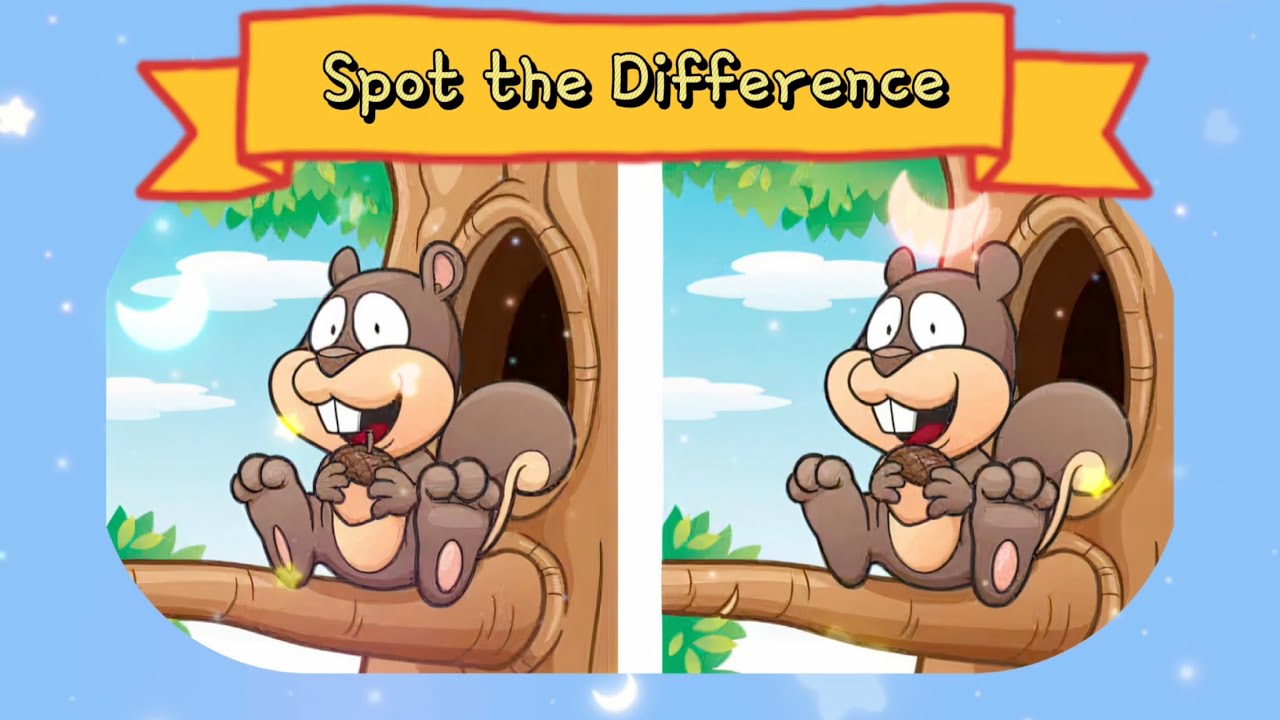 Spot the Difference Between Picture - Puzzle Game for Kids | Find the Differences