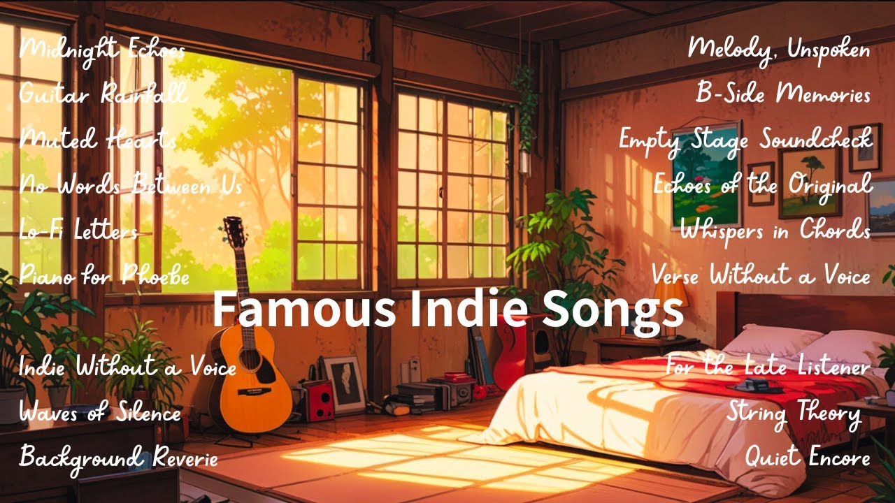 [ Indie Songs] A carefully selected collection of emotional Western music that touches the heart