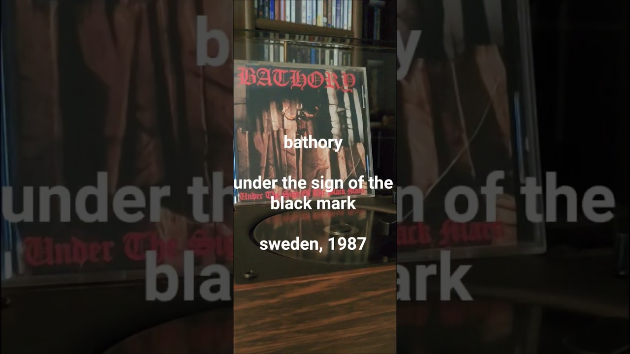 bathory - under the sign of the black mark, sweden, 1987