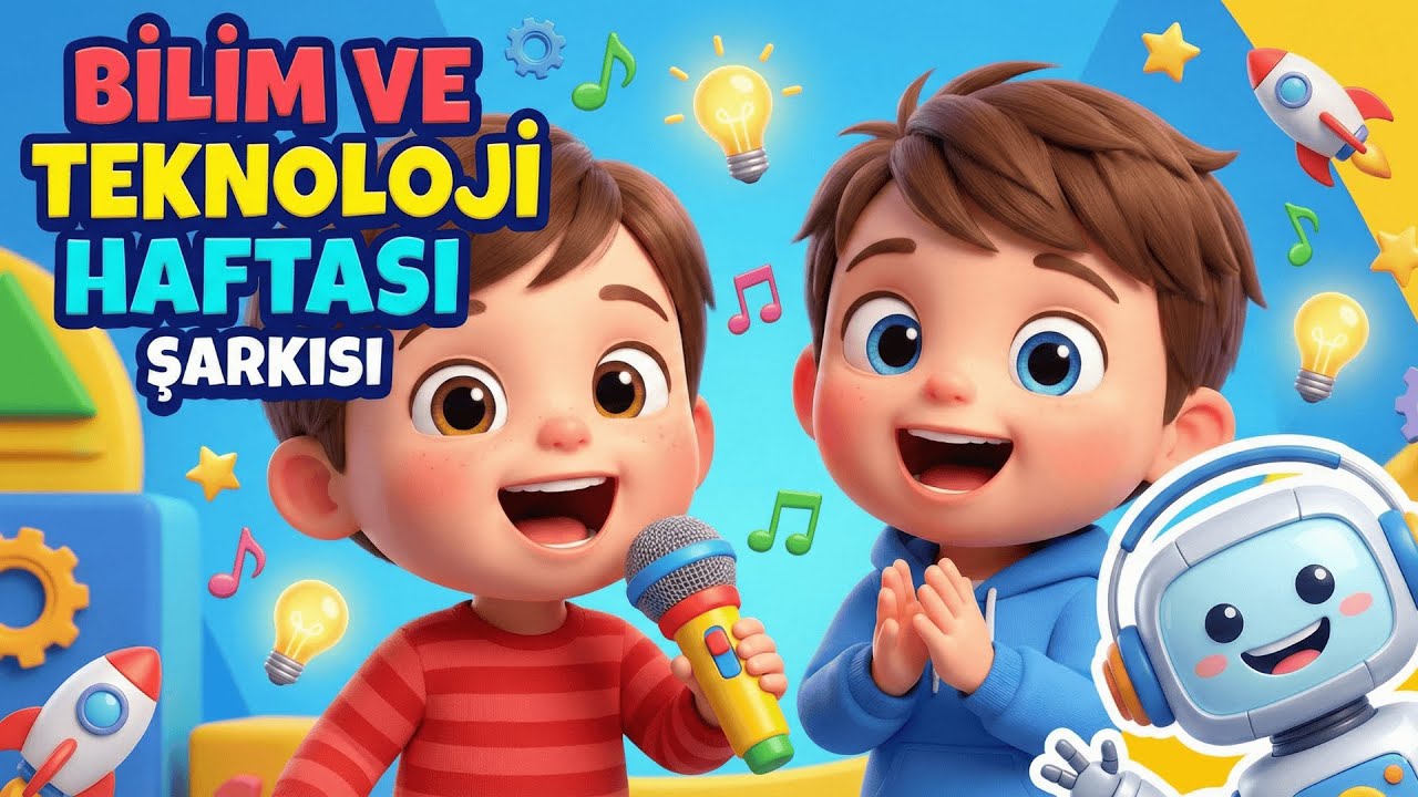 Bilim ve Teknoloji Haftası Şarkısı 🎵 | Okul &Ouml;ncesi Eğitici Şarkı | STEM & Keşif
