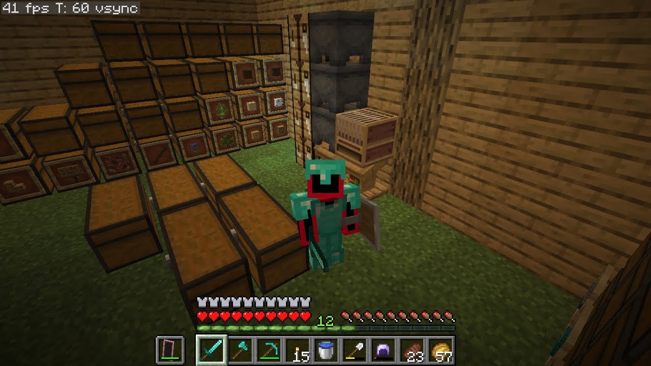 Full diamond armour. Diamond journey Pt 2