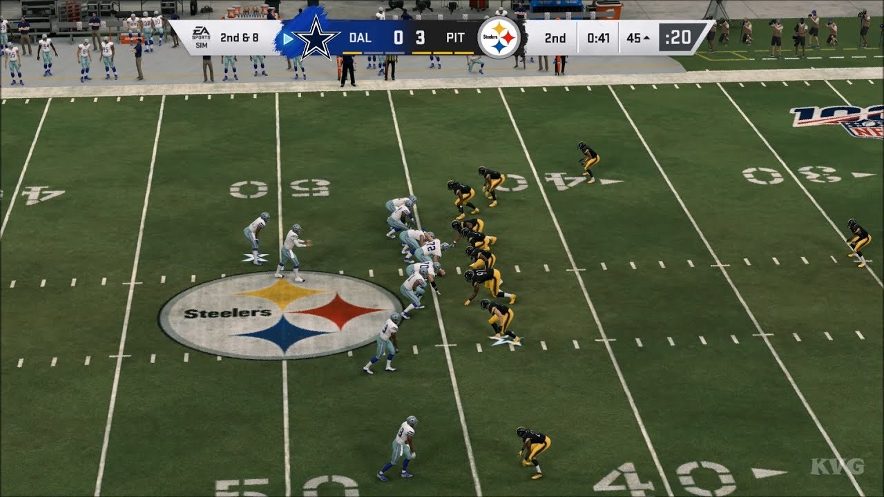 Madden NFL 20 - Pittsburgh Steelers vs Dallas Cowboys - Gameplay (PC HD) [1080p60FPS]