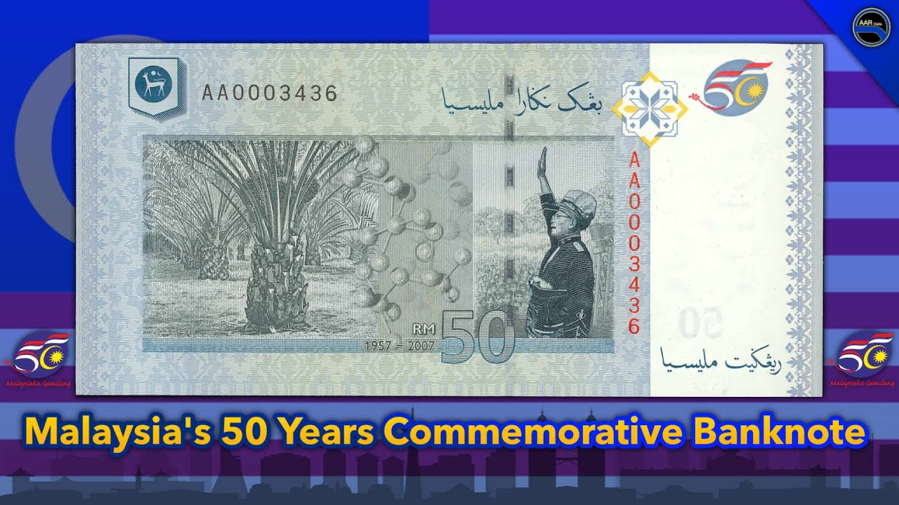 Malaysia's 50 years commemorative Banknote