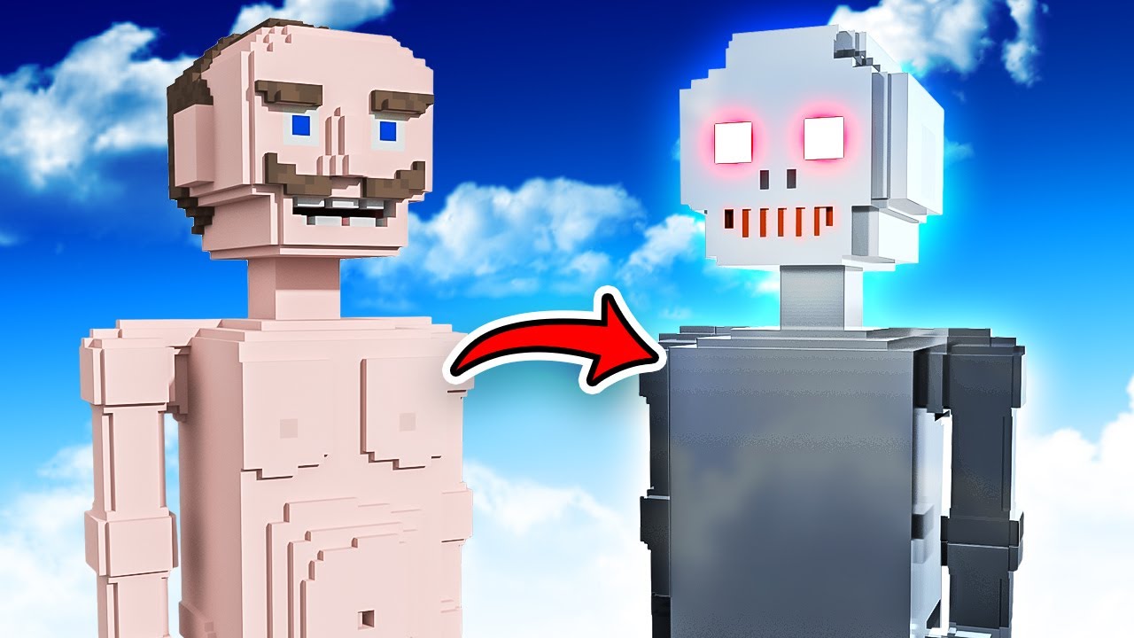 Turning POOPY TIM Into a GIANT ROBOT HUMAN - Teardown Mods