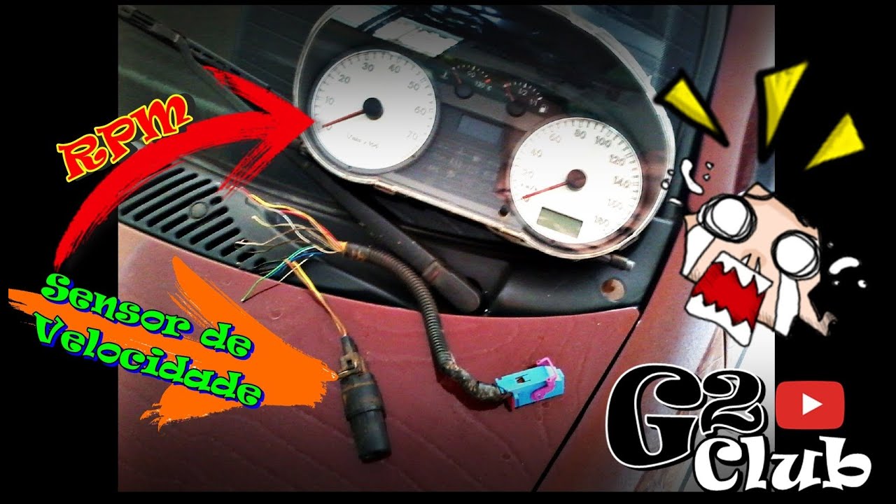 RPM E SENSOR DE VELOCIDADE PAINEL DE G3 NO G2