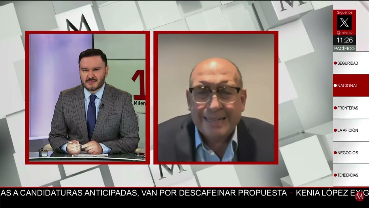 Entrevista con Carlos Z&uacute;&ntilde;iga en Milenio TV