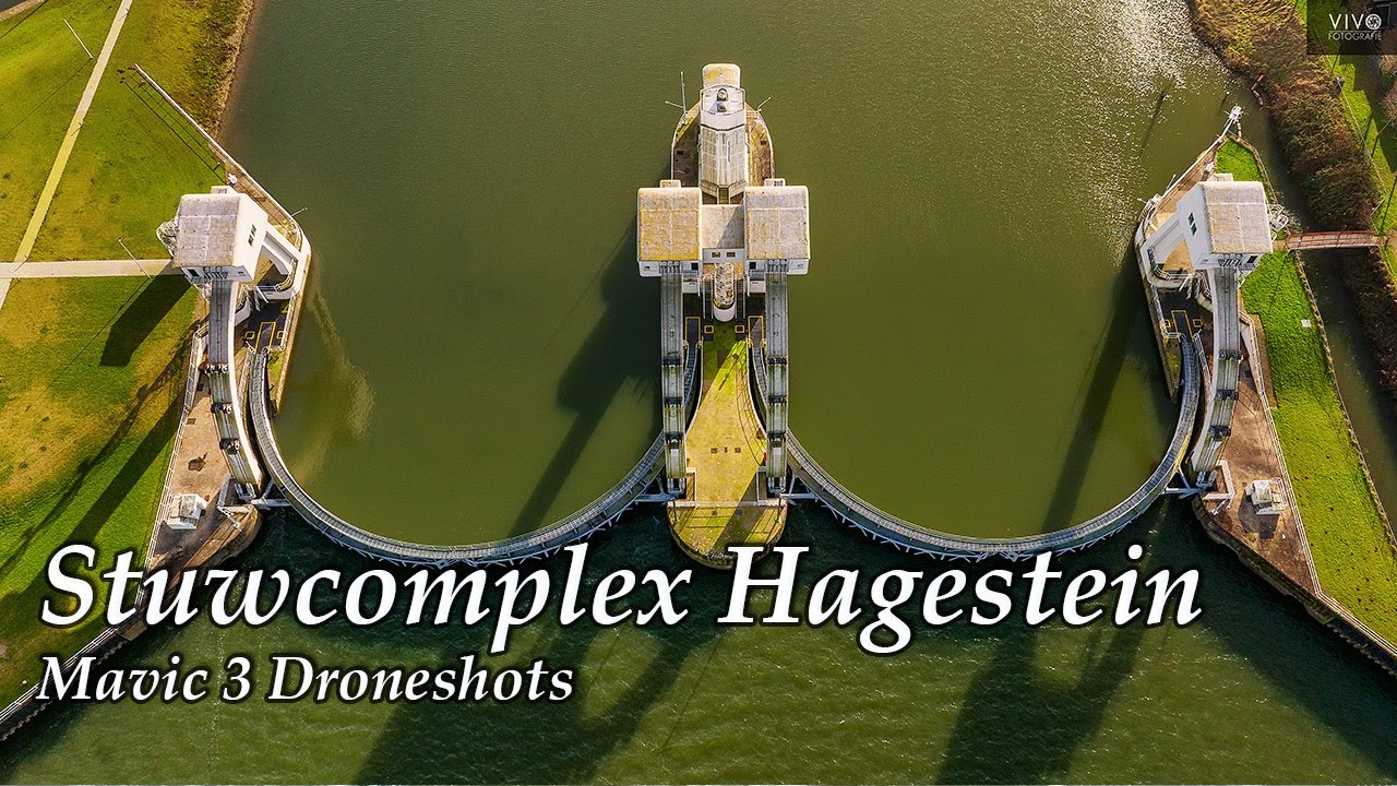 Sluizen en Stuwcomplex Hagestein - Mavic3 Dronefilm