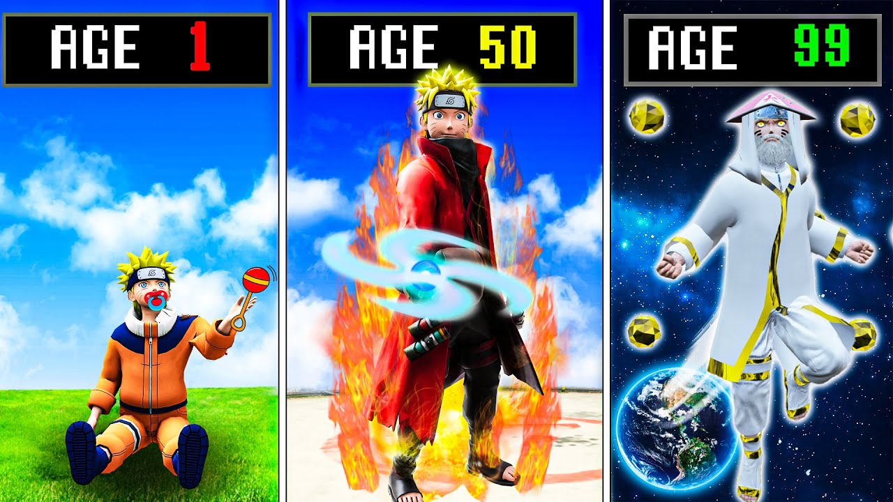 Surviving 99 Years as Naruto in GTA 5