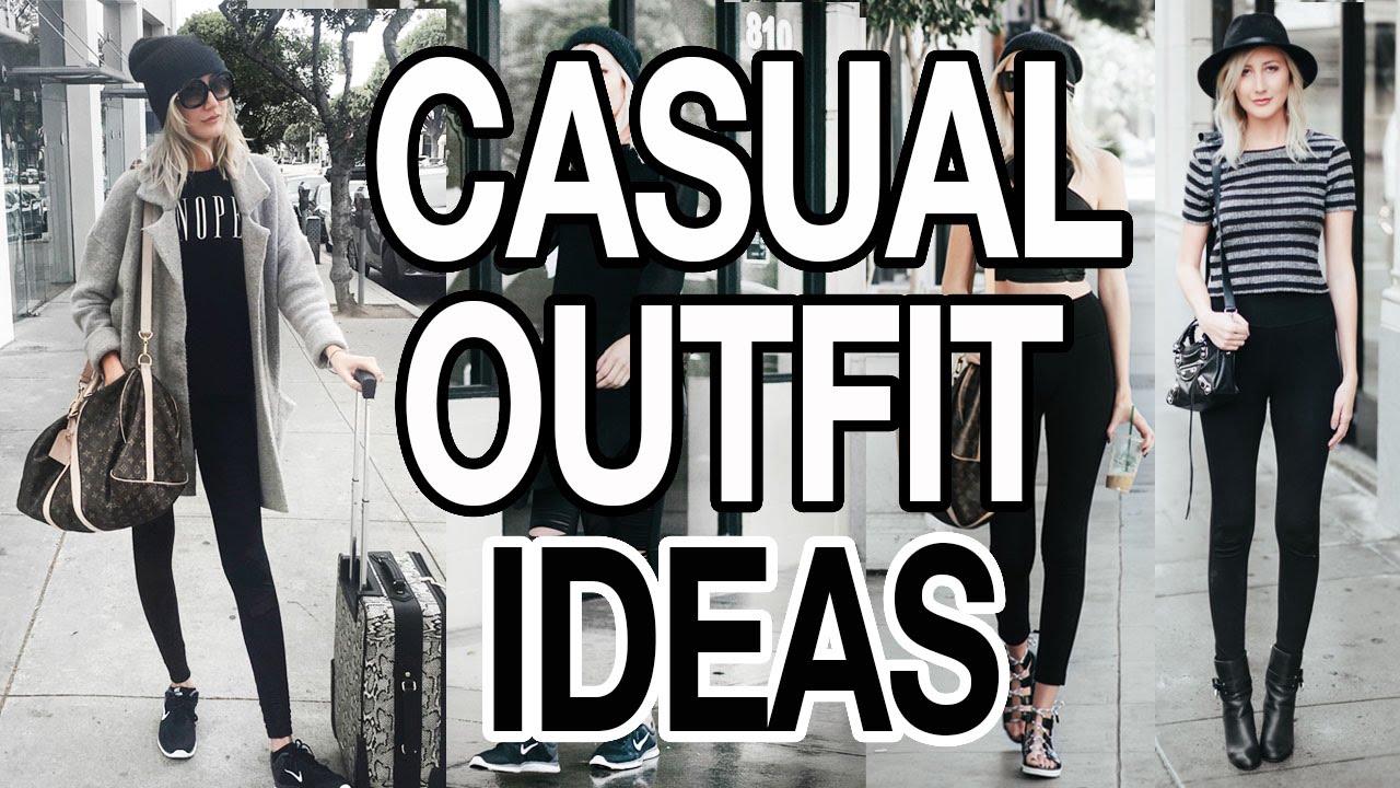 CASUAL OUTFIT IDEAS! LOOK CUTE WHEN YOU'RE LAZY!