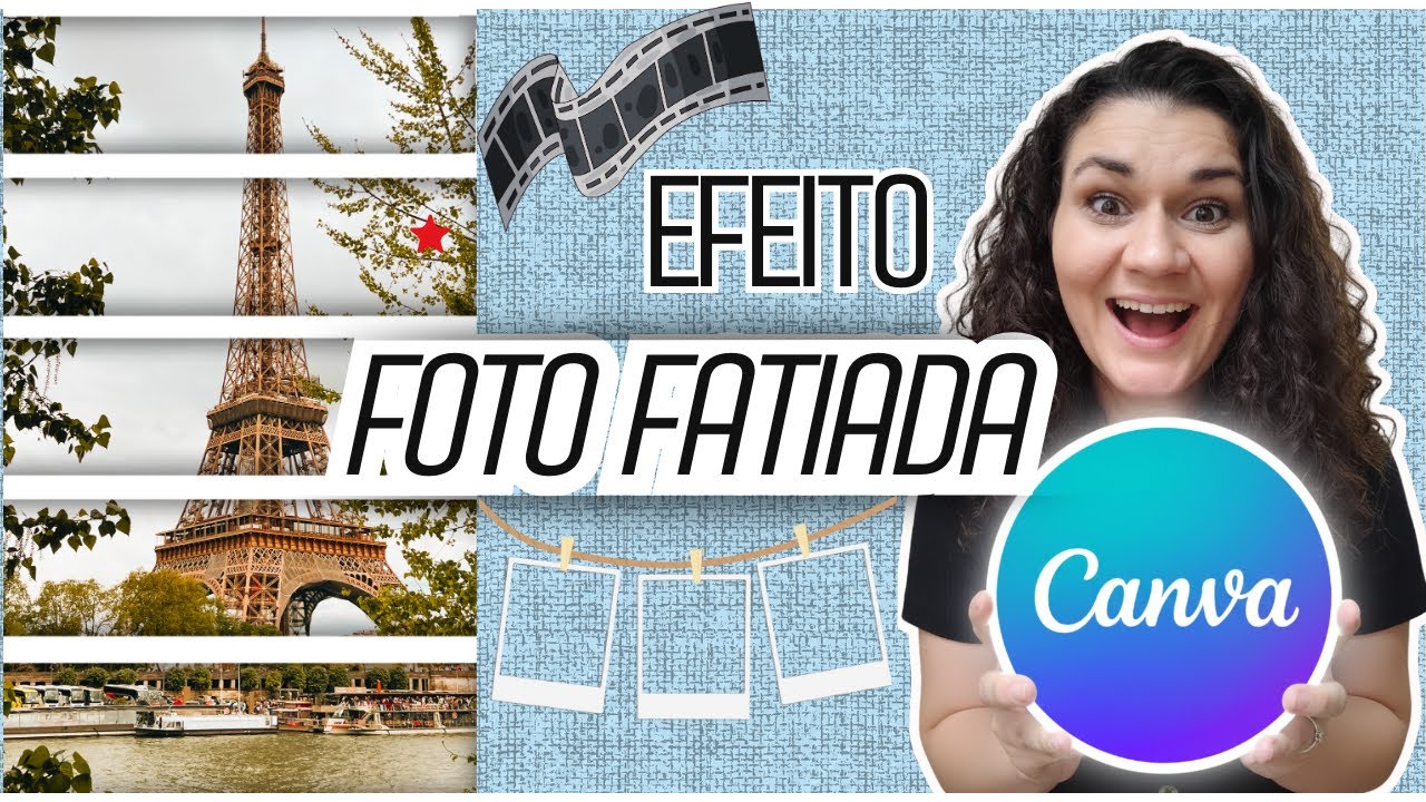 Como Fazer EFEITO FOTO FATIADA no CANVA e Deixar Suas Artes PROFISSIONAIS | Passo a passo GRATUITO