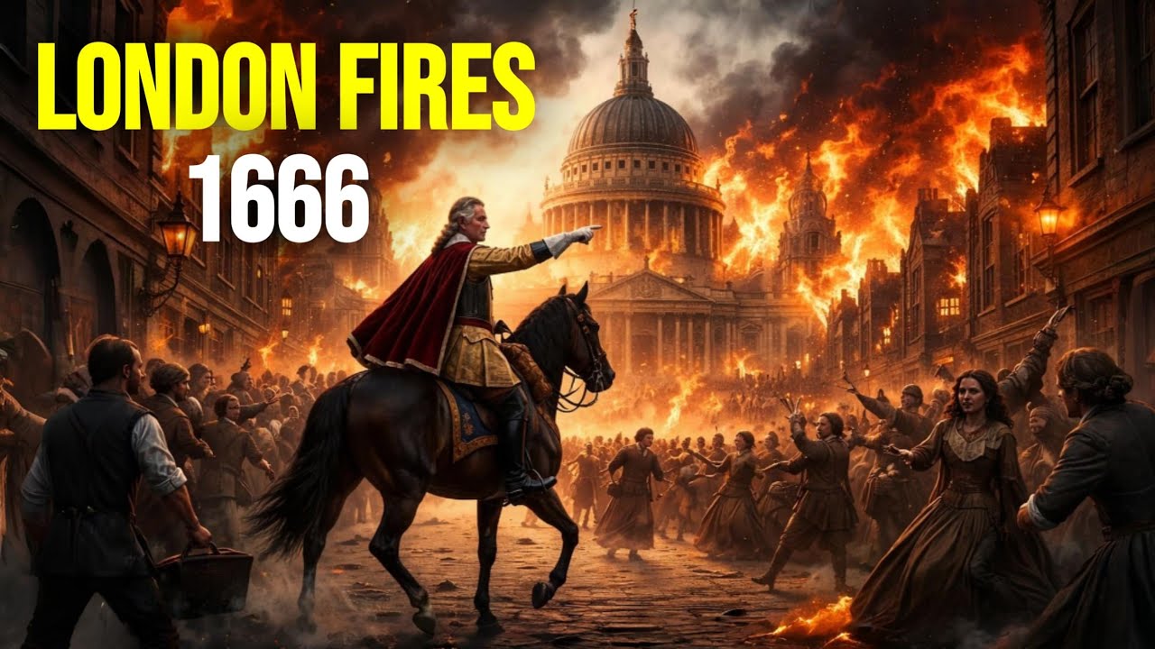 The Great Fire of London (1666) – How one night changed a city.