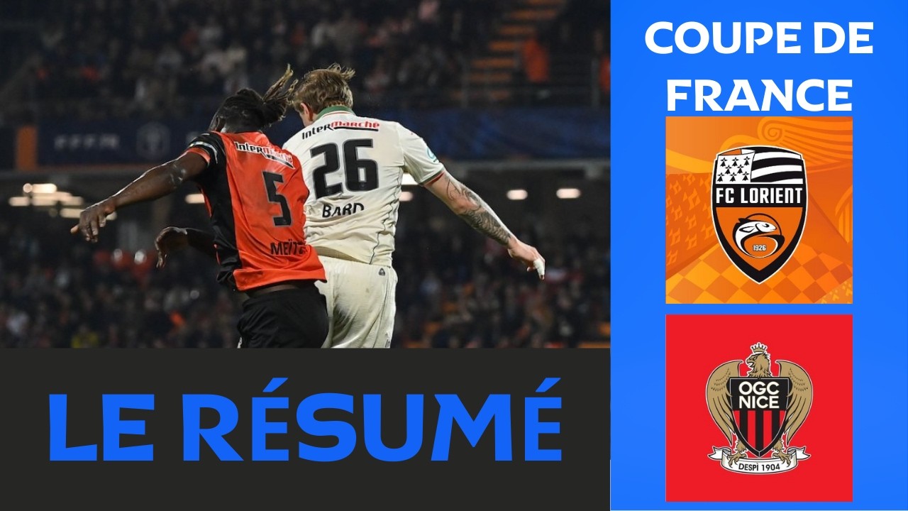 Lorient - Nice | 0-0 (PEN: 5-6) | Résumé | Coupe de France 2025-26 | lorient nice