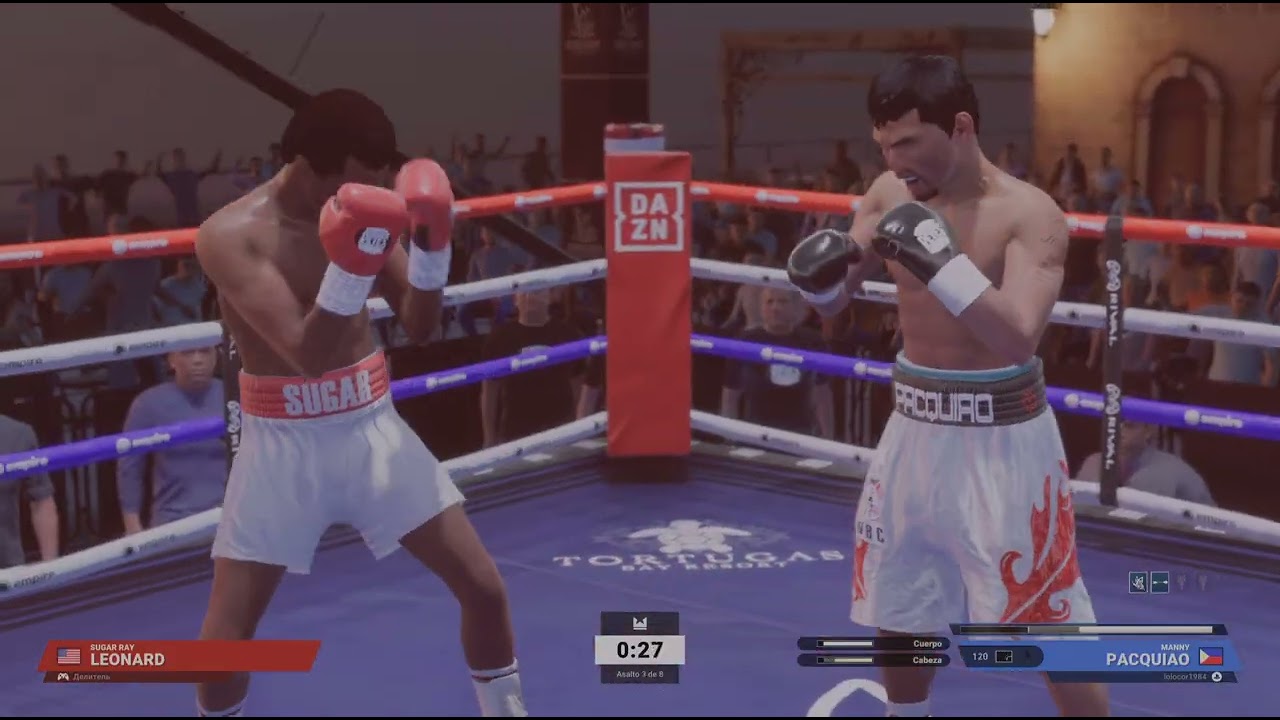Final Punch. No Time left. Pacquiao KOs Leonard in Undisputed