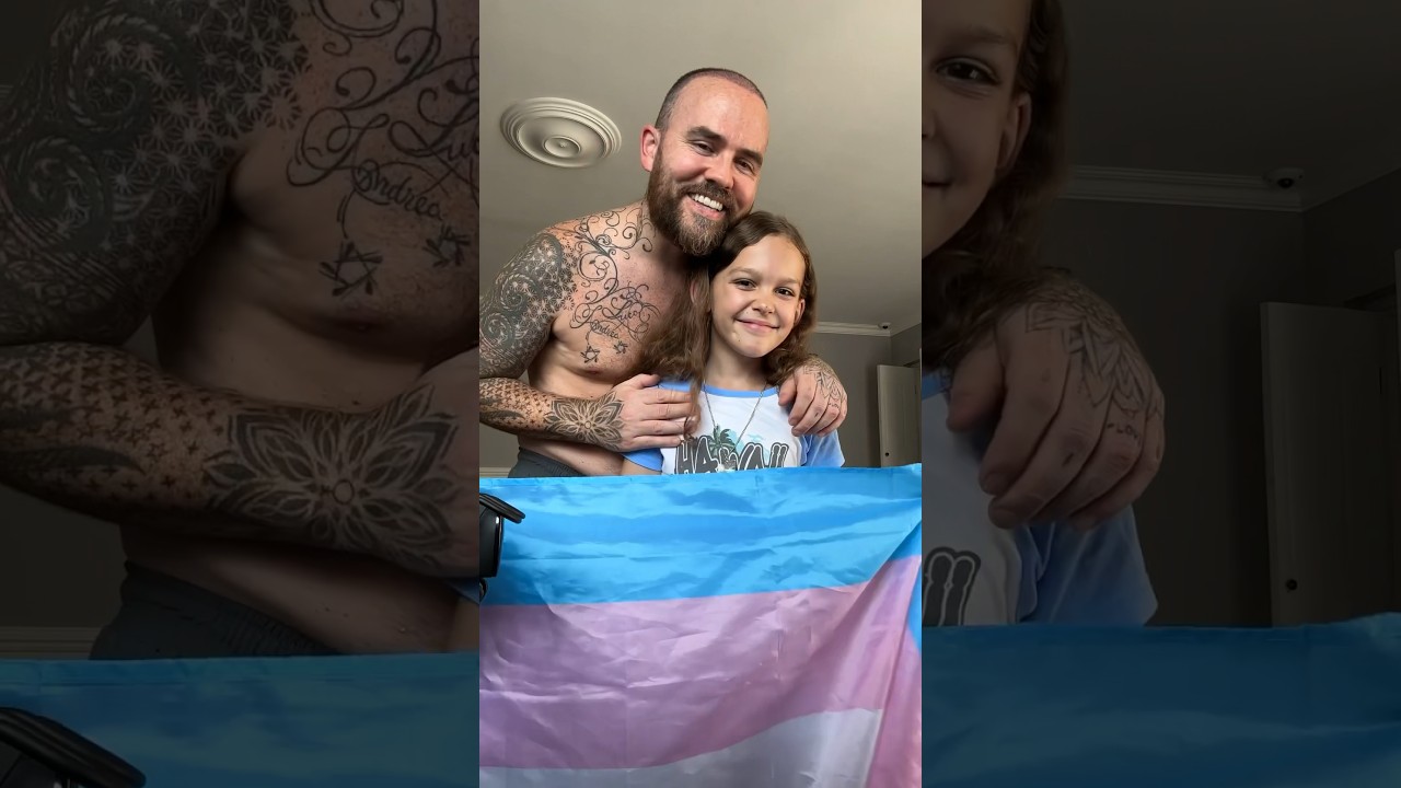 Her first time at Pride 🏳️&zwj;⚧️ #shorts #sacconejolys  #trans