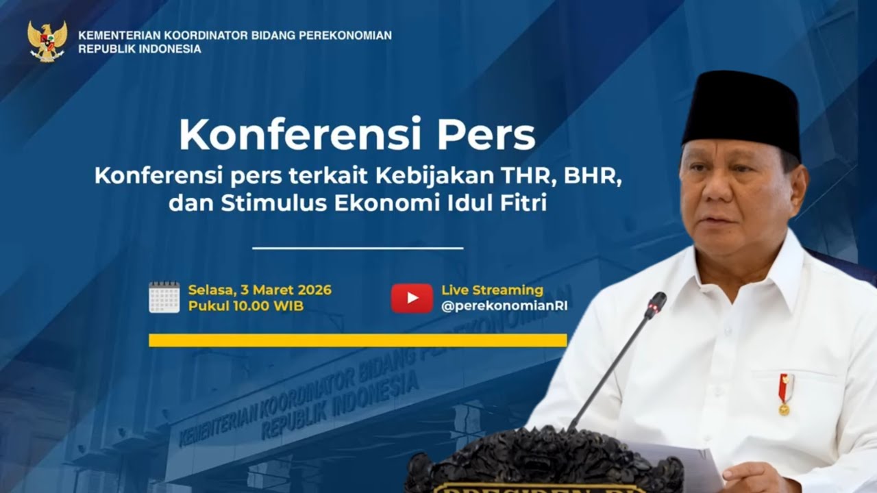 🔴 LIVE ! THR CAIR 14 SEBELUM HARI RAYA, BAGI PNS TNI POLRI & PENSIUNAN, DISAMPAIKAN LANGSUNG PEMERIN