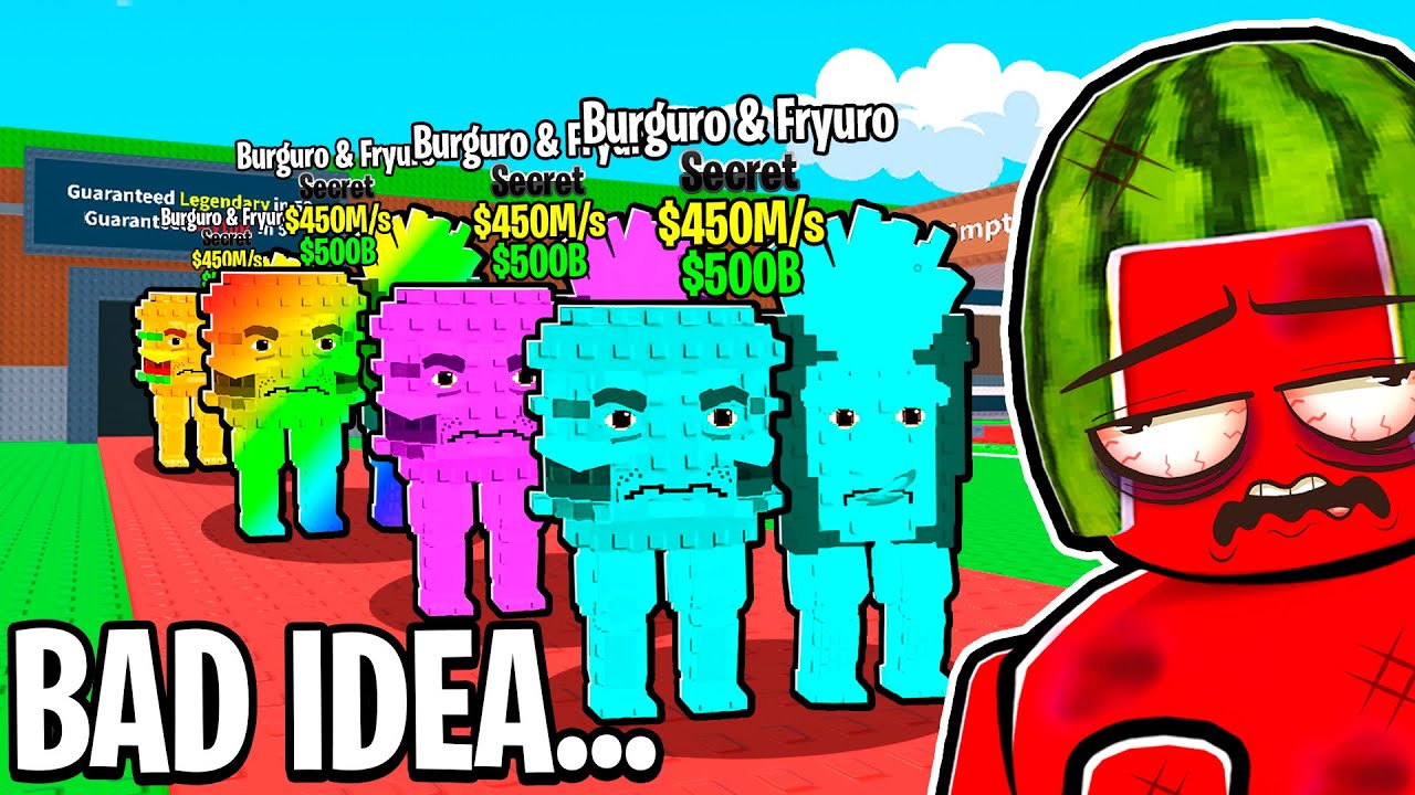 Starting Over with Burguro And Fryuro FULL BASE In Steal a Brainrot (Modded)