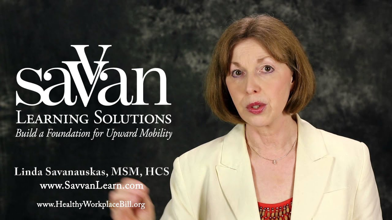 Workplace Bullying - The Healthy Workplace Bill