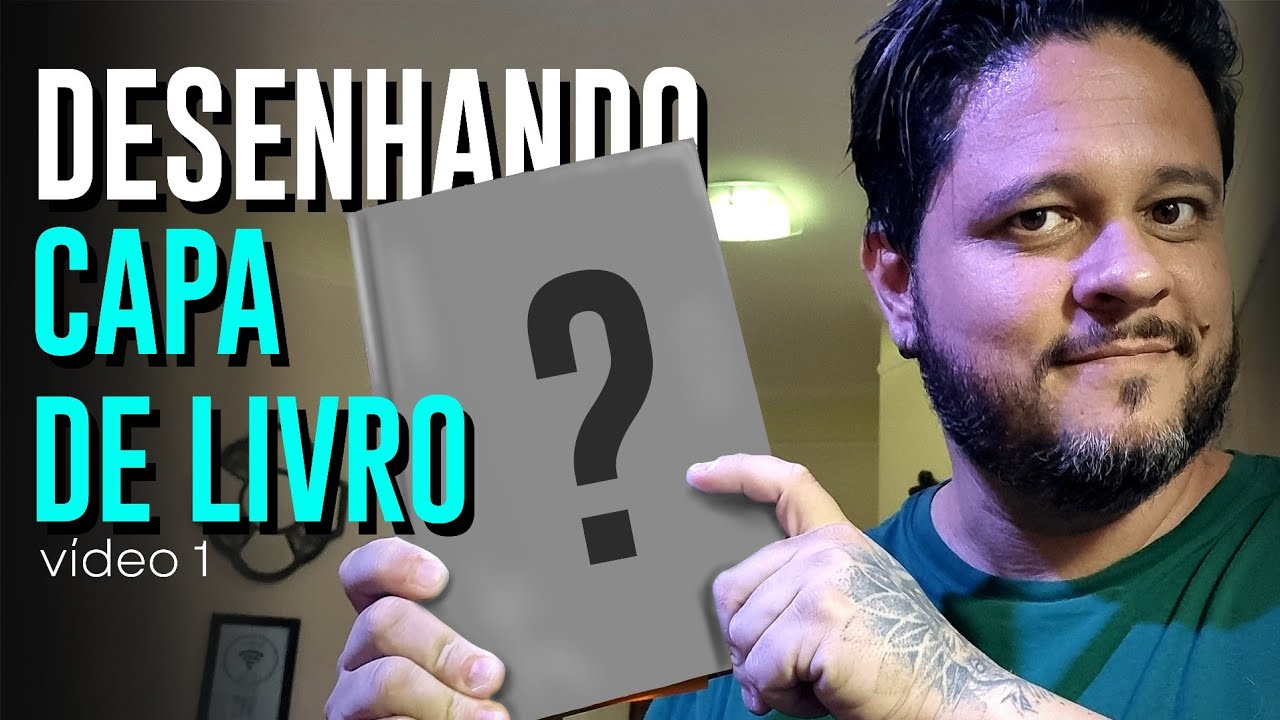 DESENHANDO CAPA DE UM LIVRO VÍDEO 1 - THUMBNAIL 1