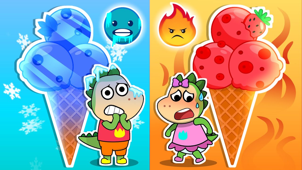 🌋 The Floor is Lava with the Wacky Weather Machine! 🔥 Hot vs. ❄️ Cold and More Stories by Fire Spike