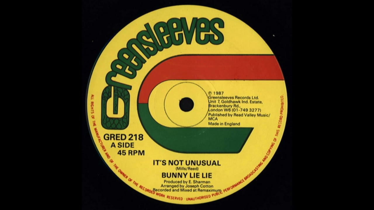 BUNNY LIE LIE - IT'S NOT UNUSUAL + UNUSUAL FRESH MIX VERSION + P.A. MIX