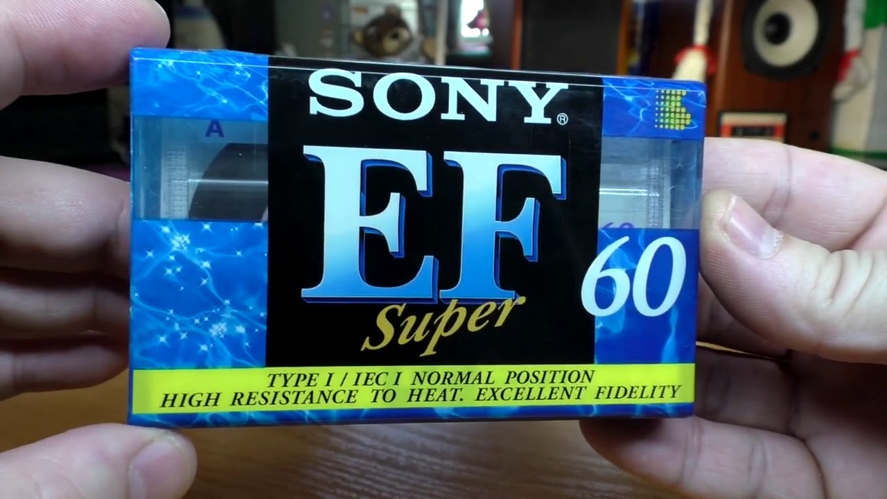 Распечатал кассету SONY EF. Как правильно настроить магнитофон на воспроизведение-запись.
