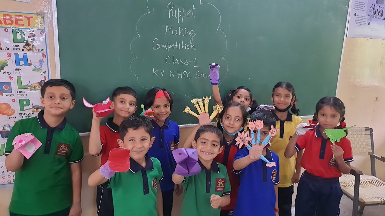 Puppet making Competition under CCA Class 1 #vidyapravesh