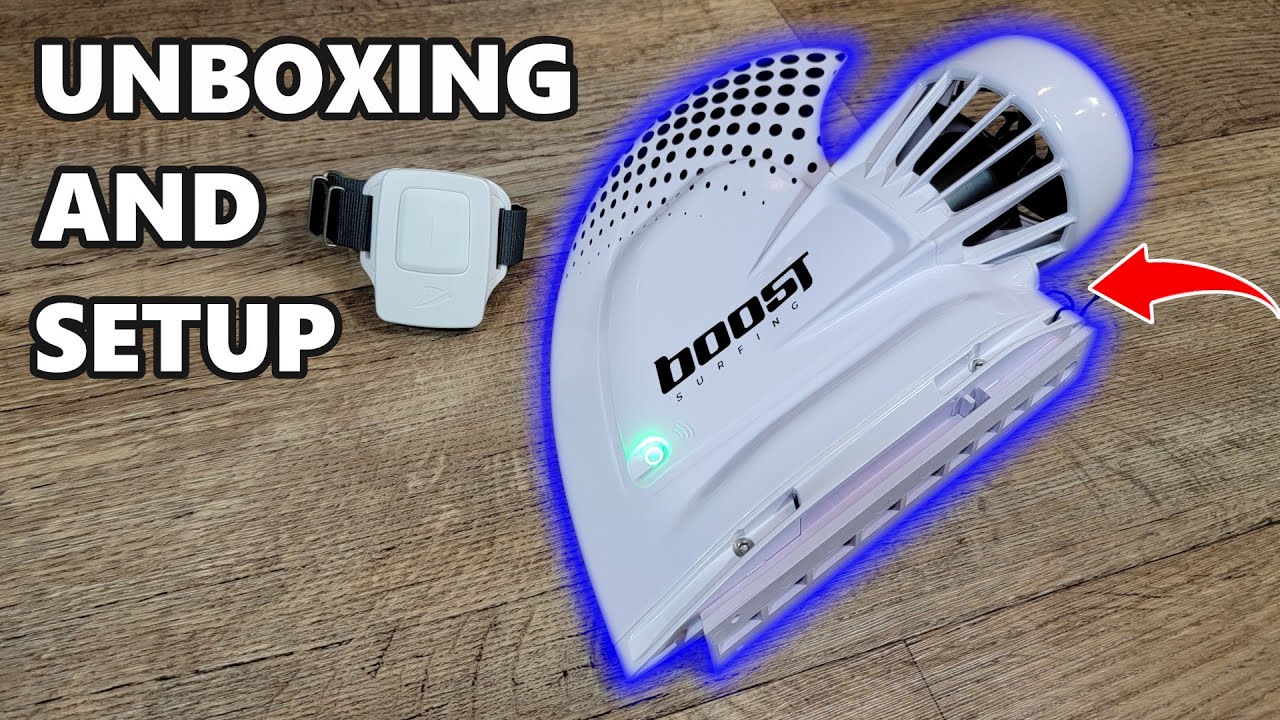 Установка и распаковка плавника Boost Surfing | Электрический мотор для доски
