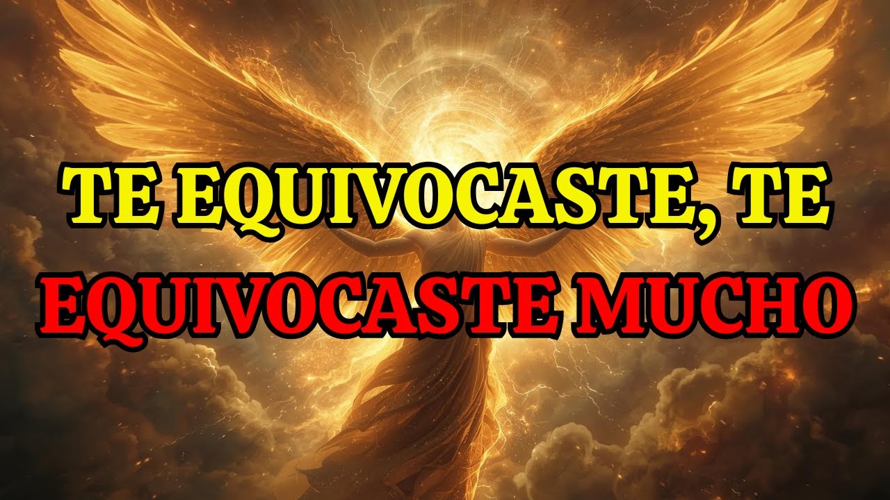 Los Elegidos por Dios Te equivocaste pero no fue un error cualquiera ✨ Dios quiere corregirte RÁPIDO