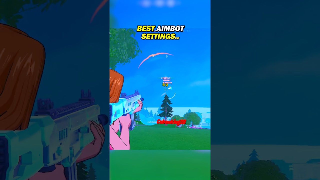 These aimbot settings will make you unstoppable at Fortnite 😈 - PS5, PS4, PC, XBOX, SWITCH