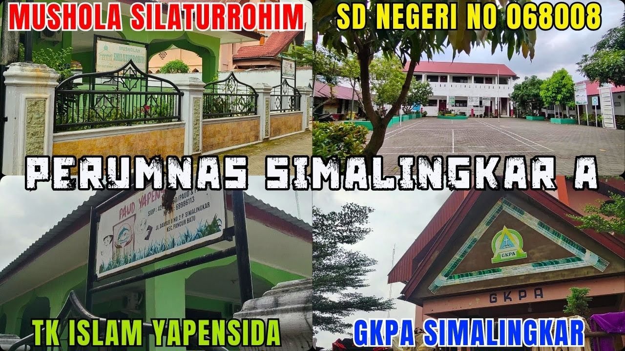 Suasana Jalan Damar 8 Perumnas Simalingkar A Medan | Mushola, Sekolah & GKPA