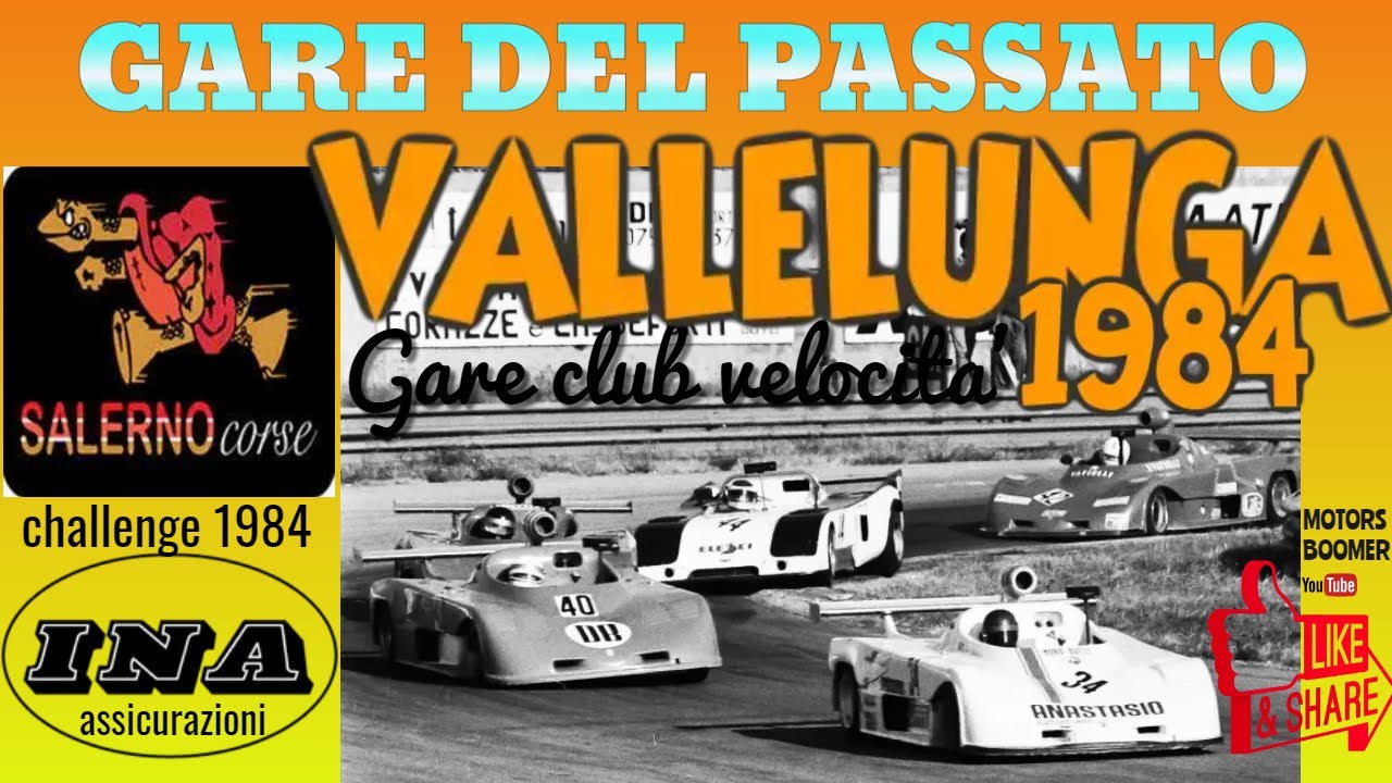 Gare del passato: 1984 SPORT GR.6 VALLELUNGA Challenge Velocita Club INA Assicurazioni 1a prova