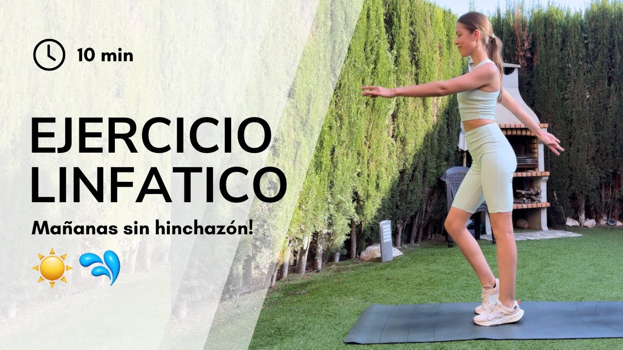 Ejercicio de drenaje linfático. Mañanas sin hinchazón ☀️💧